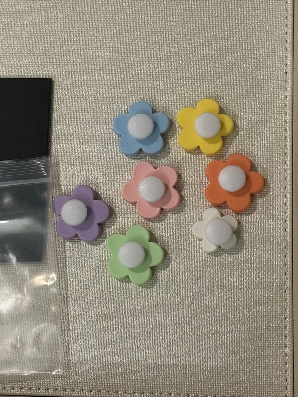 Croc/Shoe Charms Multicolor Flowers (7pc)